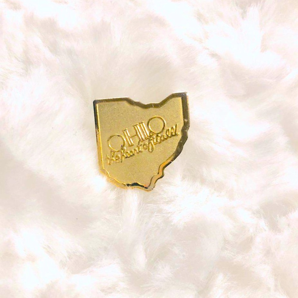 Free Ohio Gold Pin